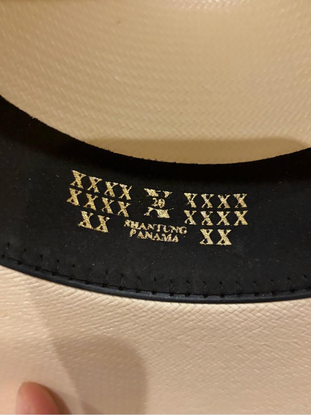 Men's Western Straw Cowboy Hat - Natural 7 3/8 - Picture 5 of 7